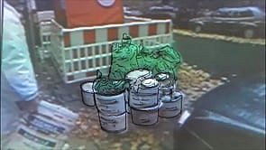 Malermeister Zeichnung auf Film